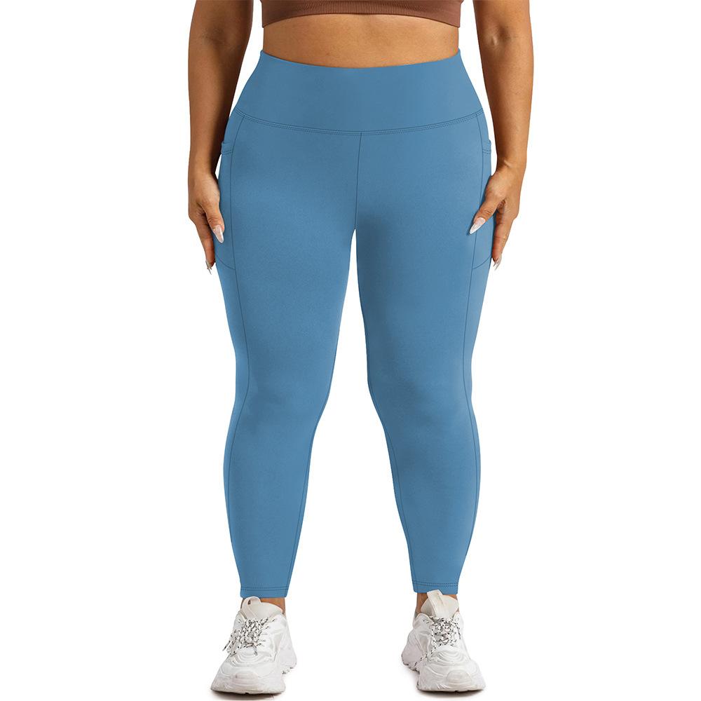 Plus-size Yoga Pants for Women 300 Pounds High-waisted Tummy-control High-elastic Tight-fitting Plus-size Yoga Pants