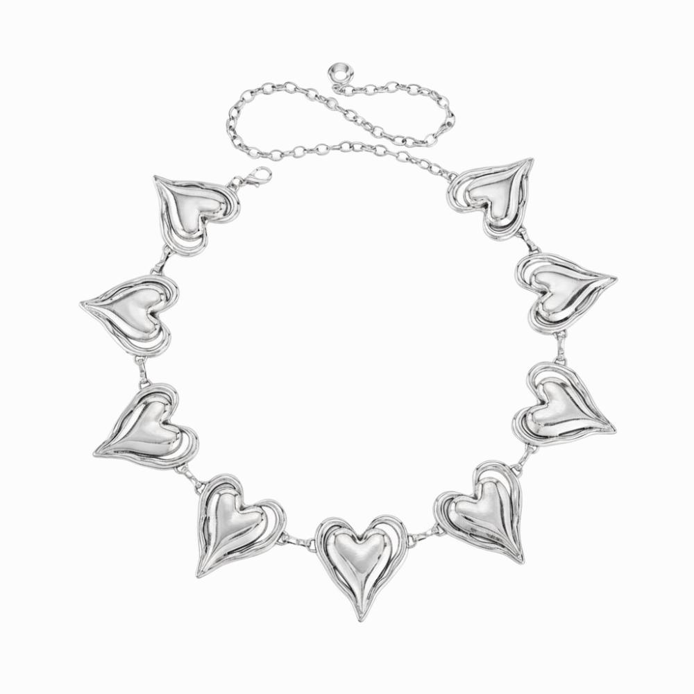 Versatile Heart Waist Chain High-End Metal Waist Chain  Women's Waist Clothing Accessories