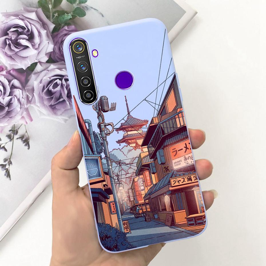 Fashion Case For Realme 5 Pro 5i 5s Soft Silicon Protective Cover For Realme5 5 i 5Pro Jelly Phone Cases