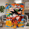 Dragon Ball Custom Flannel Blankets Soft Warm Cozy Throws for Home Decor Holiday Gifts