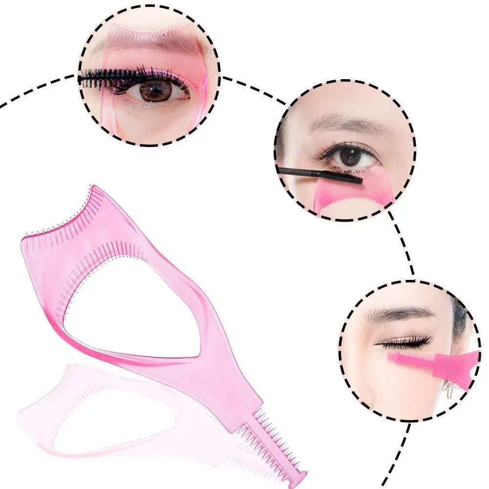Cross-Border Beauty 3-in-1 Eyelash and Eyeliner Shield Tool