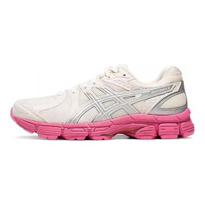 Gel-Exalt 2 Mode Léger Bas Dessus Chaussures de Course Courte Distance Femme basket Beige Argent 1012B868-200