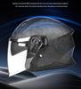 AD Carbon Fiber Three-Quarter Motorcycle Helmet - All-Season Safety for Scooter & Cruiser Riders