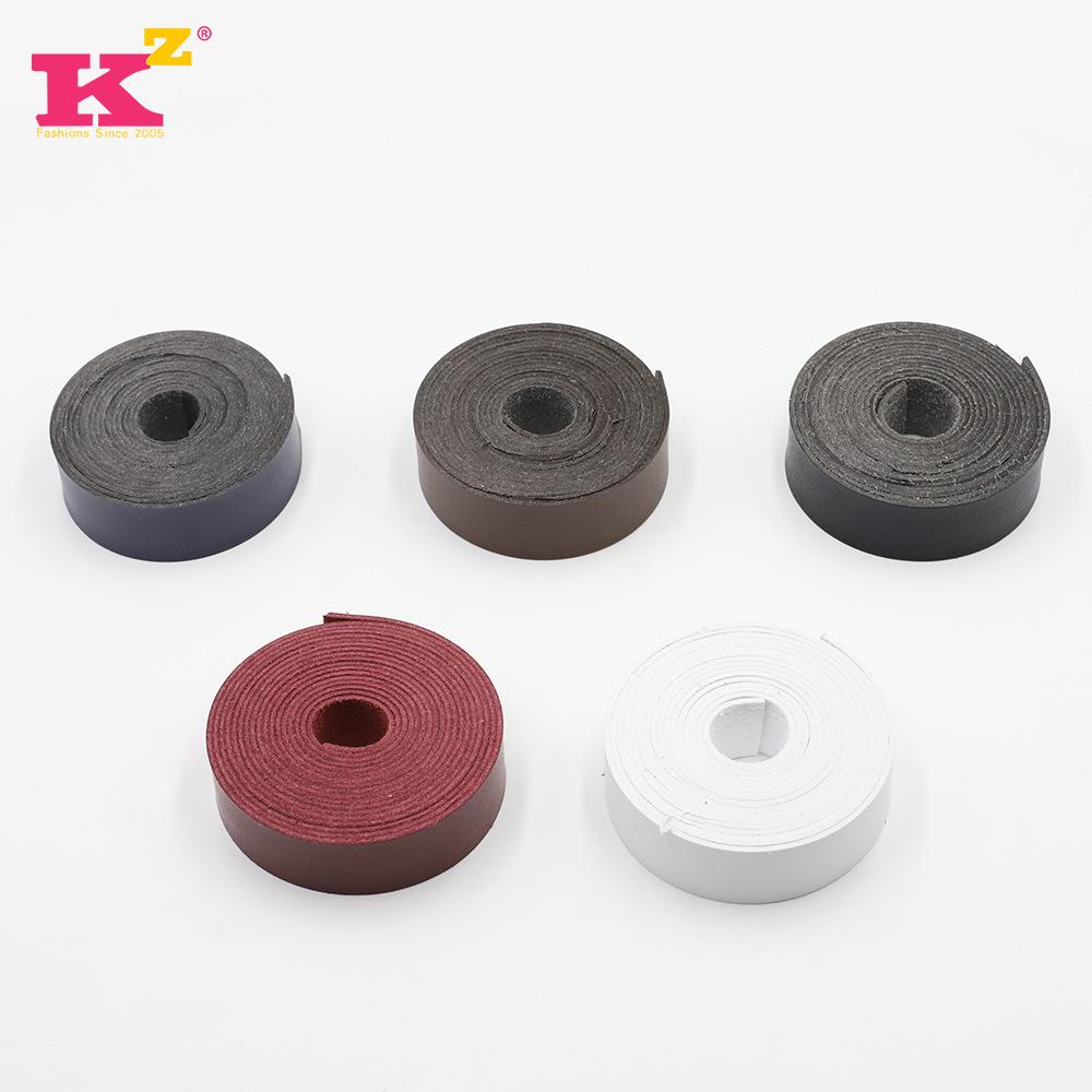 2Meters Leather Strip DIY Handmade Bag Strap Handles Belts Accessories for Handbag Shoulder Bags Crossbody Crafts 1.5 2cm Wide