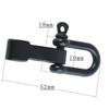Großhandel Outdoor Survival Armband Edelstahl Farbe 3-Loch Verstellbare Schnalle Armband Verbindung Verschluss Schmuckherstellung