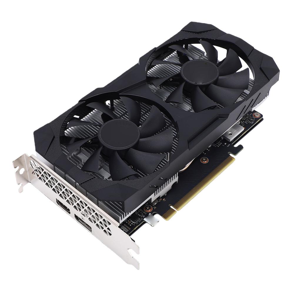 Graphics Card 6GB GDDR6 Memory 192Bit Dual Fan Desktop PC Gaming Graphics Card Supports 1080p Games with DisplayPort