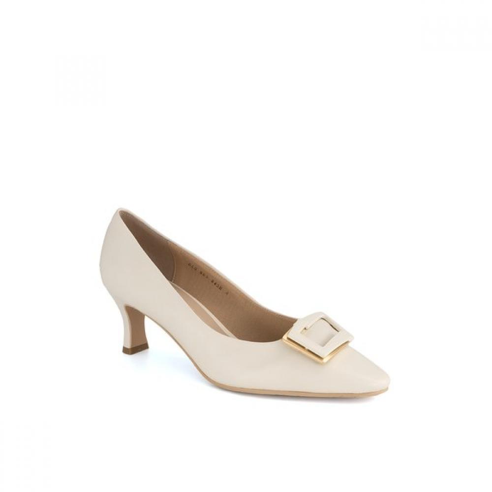 DakS Women S Semi pumpS 6cm dlS505lS35  Ivory 250/IVORY (LS35)