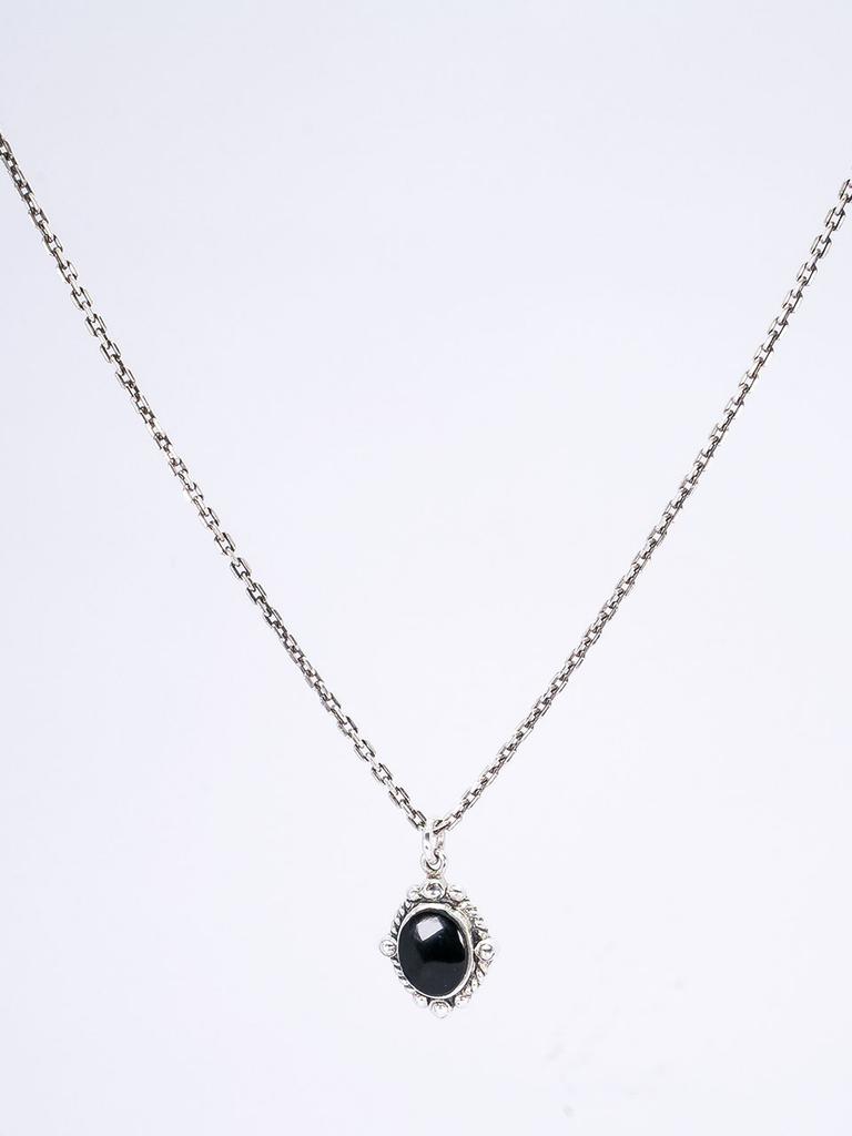 Harang Hr 62N_Onyx Pendant Necklace
