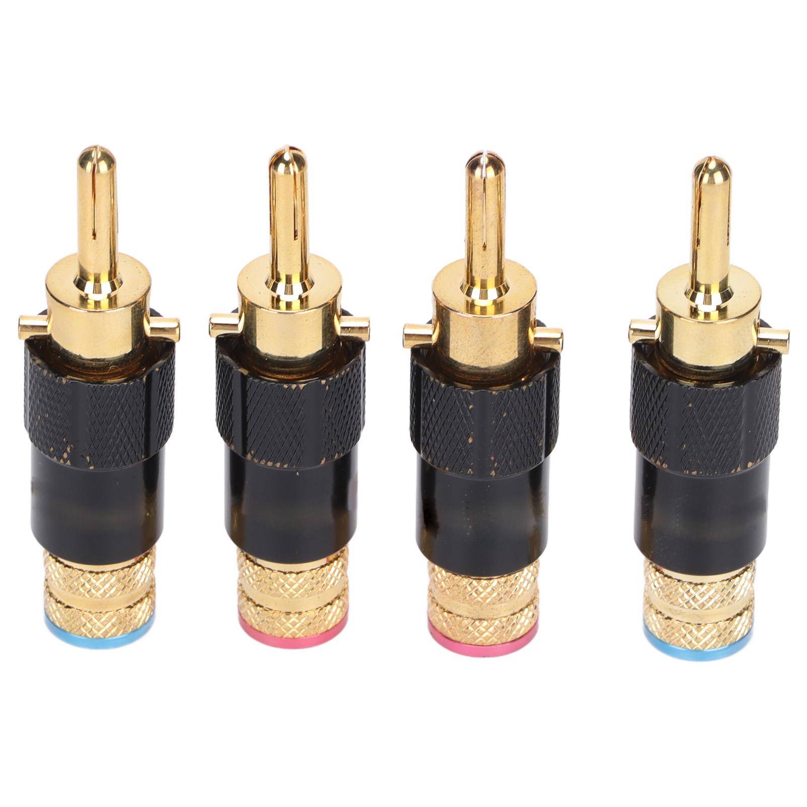 Preffair BA1410 Banana Plugs 24K Gold Plated Banana Plug HIFI Speaker для аудио- и видеоресиверов и звуковых систем