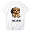 Teddy Bear Tshirt Cool Robotic Graphic Tops Harajuku Cartoon Streetwear Fitness Clothes Casual Fashion Tee Roupas Masculinas