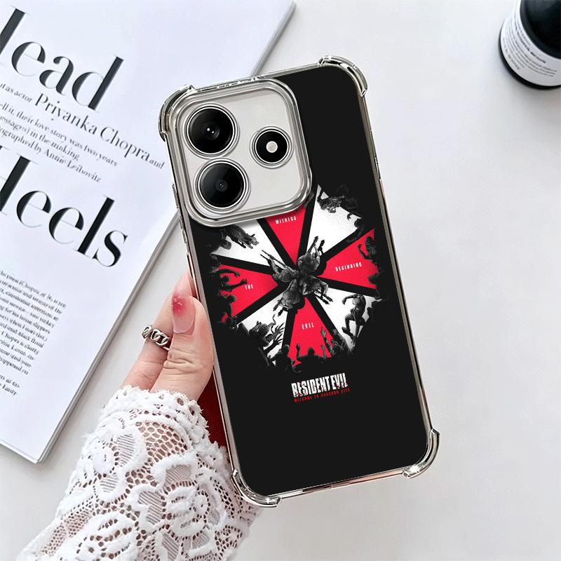 

Игровой чехол с покрытием R-Resident-Evil для Xiaomi Redmi Note 14 15 Pro Plus 13 12 11 11S 11T 10 9S 9 5G, противоударный с подушкой безопасности Redmi Note 13 5G