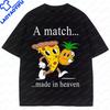 Pineapple Pizza TShirt with Shove It In My Pie Hole Slogan Funny Meme Graphic T Shirts Humor Style Kids Short Sleeve Tee