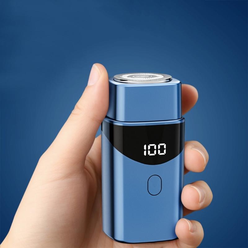 Travel Friendly Rechargeable Electric Shaver Waterproof Electric Shaver ABS Texture Suitable for Men Wet and Dry Use