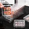 Transparent Dust-proof Nail Art Storage BoxPlastic Storage Box for Handcrafted Nail Art Pieces Rectangular Nail Art Piece Display Box