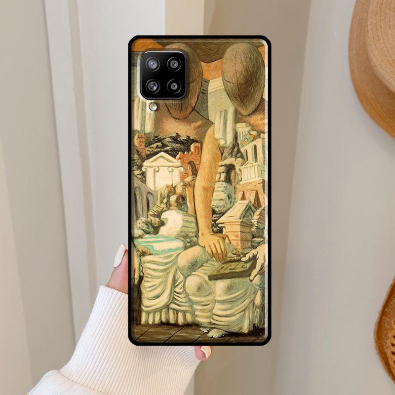 Giorgio De Chirico Art Case For Samsung Galaxy A05 A06 A16 A26 A36 A56 A53 A32 A52 A33 A13 A55 A35 A15 A14 A34 A54