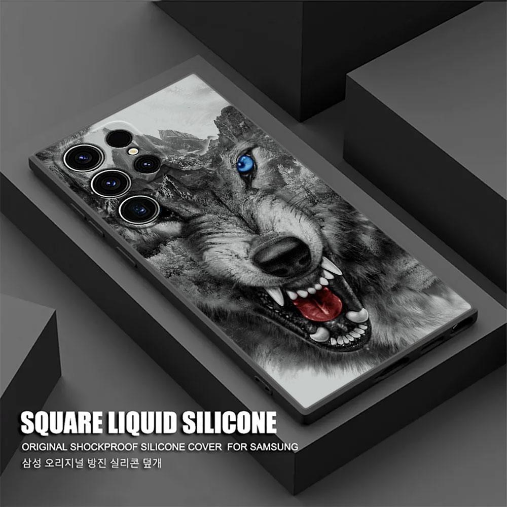 Wolf Lion Tiger Animal S26Ultra Case For Samsung Galaxy S26 S25 S24 S23 S20 S21 FE S22 Ultra S25 Plus 5G Cases Soft Phone Cover