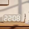 12/24H Format Digital Alarm Clock Temperature Display Quiet Electronic Table Clock Snooze Mode Date Display Sleep Timer
