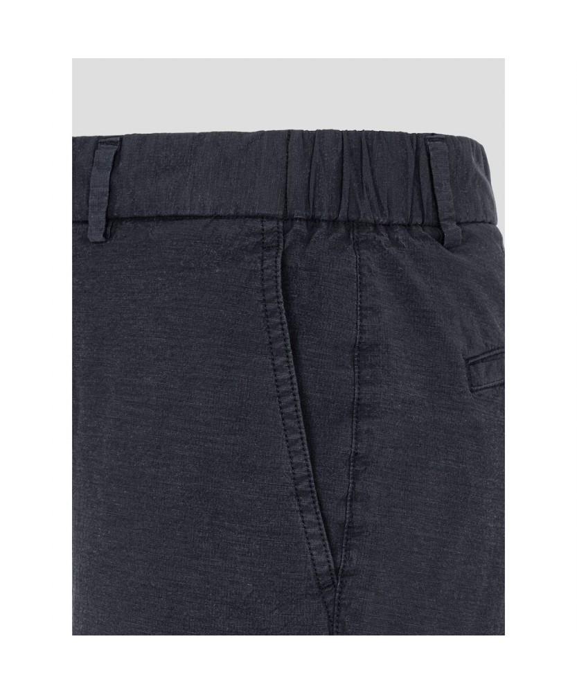 Binpolmen Summer Garment-Dyed Standard Fit Pants Navy