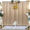 1.5x3m Sequins Backdrop Curtains Movable Decor Free for Birthday Party Prom Wedding Anniversary Shimmer Background Photo Drapes