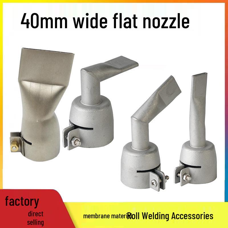 1600W Plastic Welding Hot Air Gun with Triangle Nozzle, Y Nozzle, Round Nozzle, 40mm Flat Nozzle