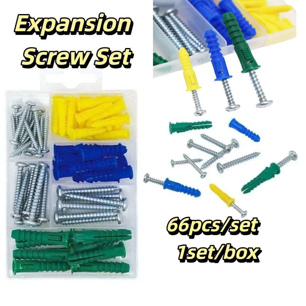 Durable Construction Screws Assortment Kit Plastic Material Self Tapping Screw Brick Surfaces