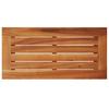 Vidaxl Stolik Ogrodowy Z Drewnianym Blatem, Czarny, 58X27,5X55 Cm
