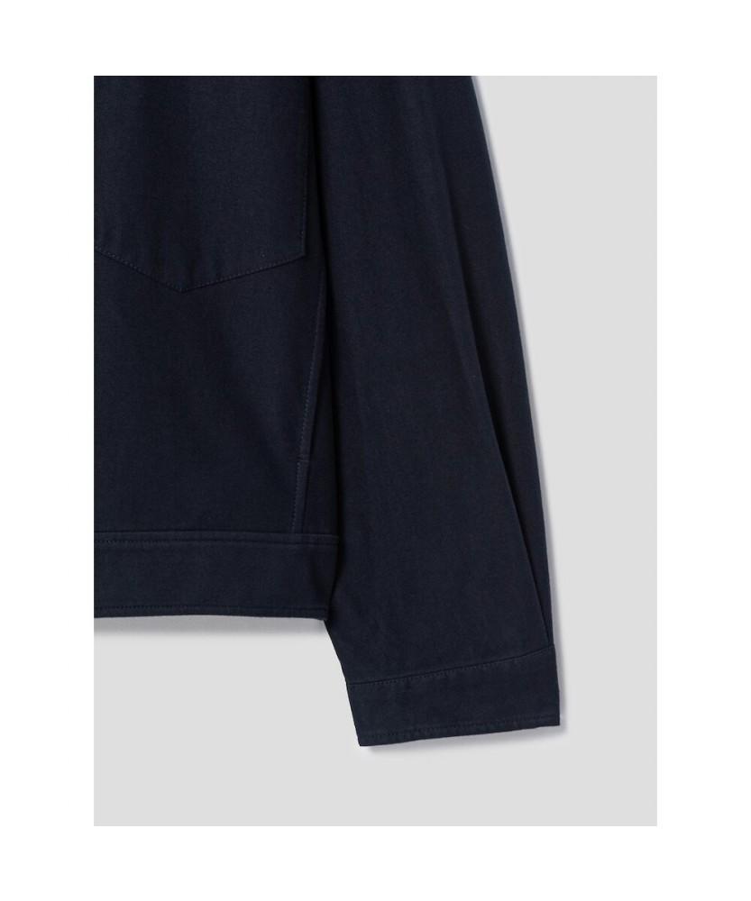 Shift.G Brushed Cotton Trucker Jacket Navy