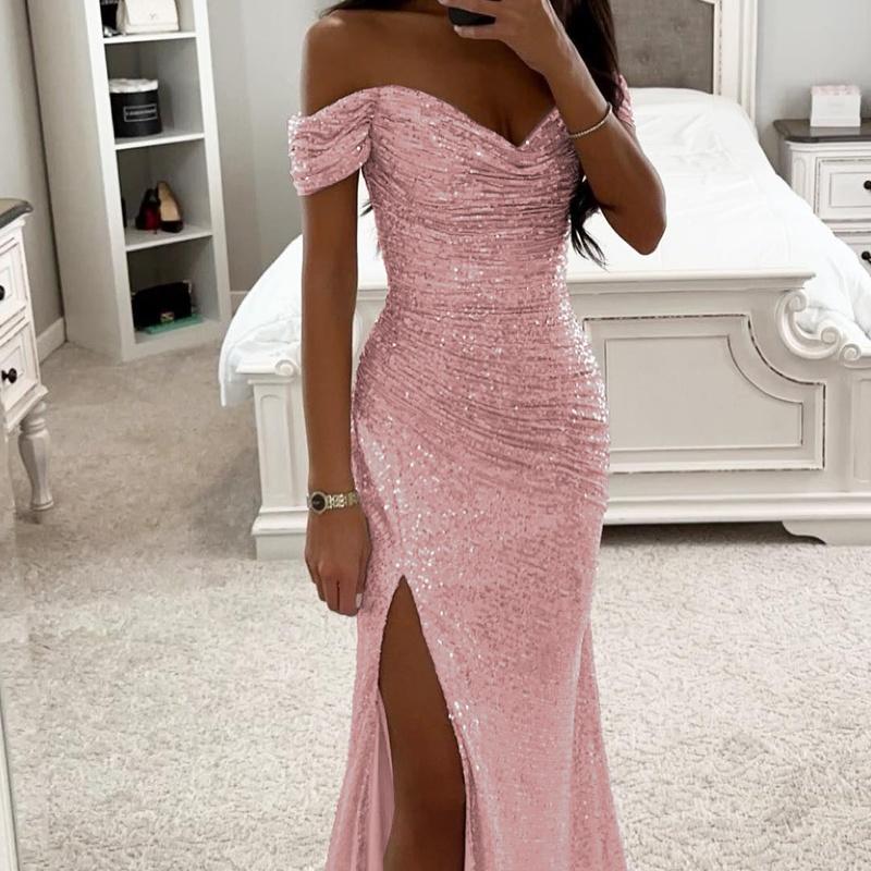 European Style Party Maxi Dress INS Casual Fashion Women XL