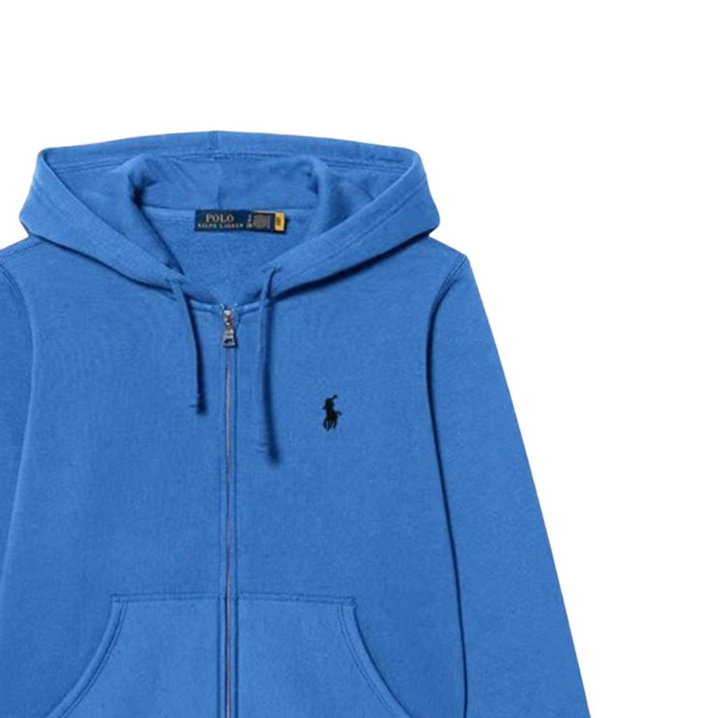 Felpa con cappuccio e zip a manica lunga con logo ricamato Polo Ralph Lauren Donna felpe 211951453-018