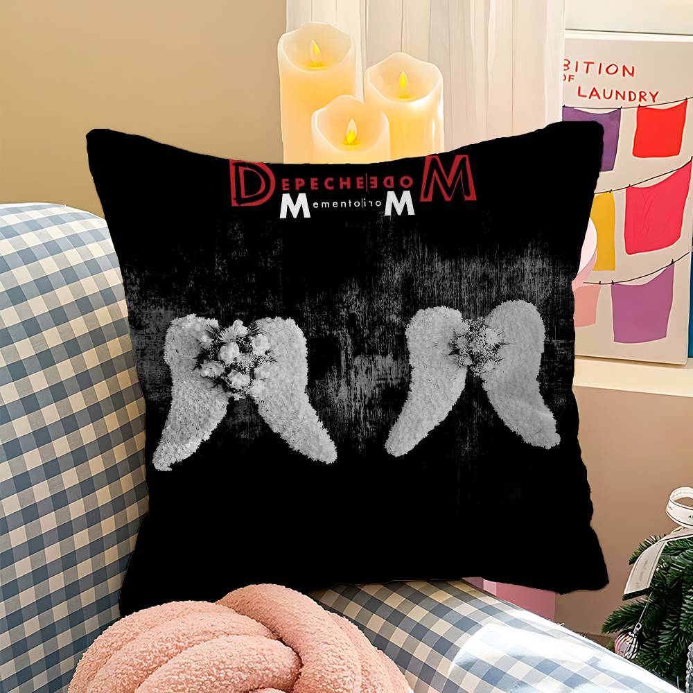 Electronic Rock D-Depeche Cushion Cover Polyester Sofa Cushions Decorative Throw Pillows Home Decoration Pillowcover