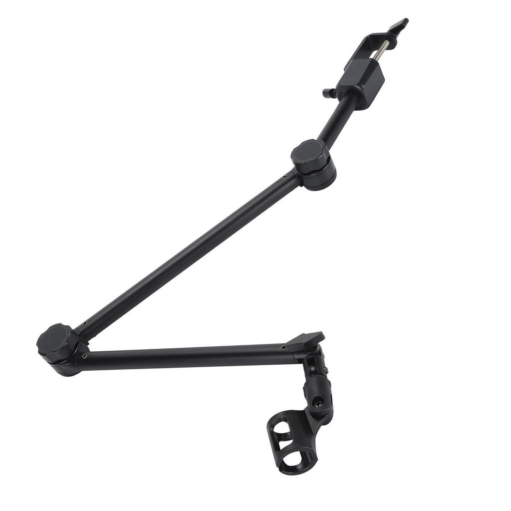 Microphone Arm Stand 180 Degree Adjustable Stable Durable Carbon Steel Desktop Mic Arm Stand for Bro