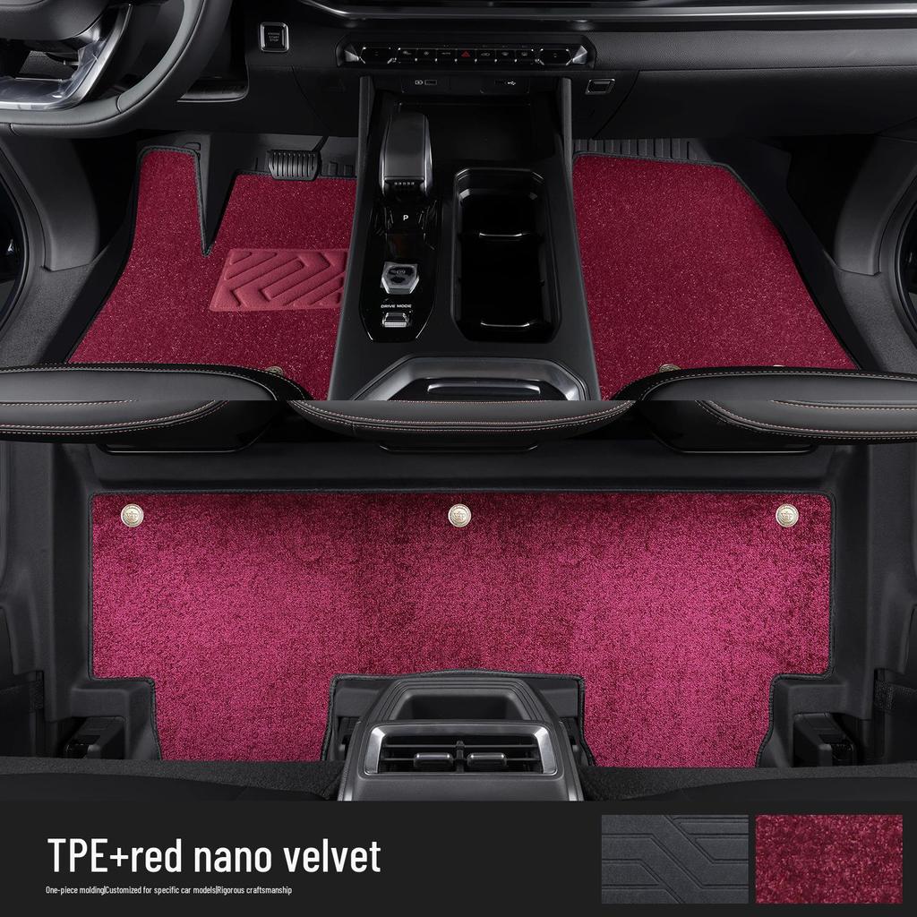 Geely Haoyue L 2025 Model TPE Floor Mats - Full Coverage for Seven-Seater