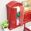1:12 Scale Dollhouses Miniature Furniture Wood Wardrobe Dollhouses Decorations Accessories for Dollhouses Decorations