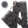 Men's Multi-Pocket Casual Overalls - Loose Fit, Straight Leg, Plus Size Trousers for Spring and Autumn