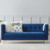 Blaues Chinoiserie Weihnachtskissenbezug Druck Polyester Kissenbezug Dekorative Wurfkissenhülle Bett Reißverschluss 40*40cm
