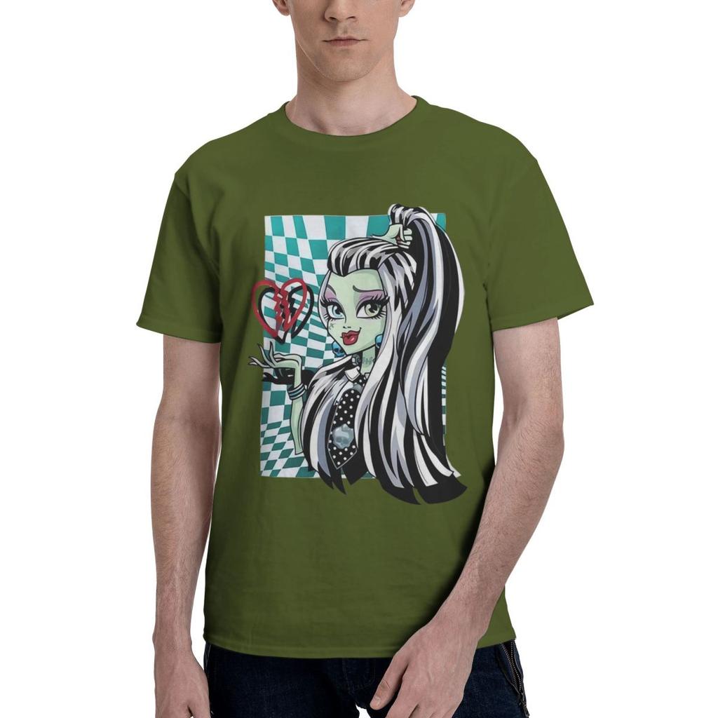 Frankie Stein Draculaura 100 Cotton Casual Breathable Confortable T Shirt Mens Clothing Deals Graphic Tee