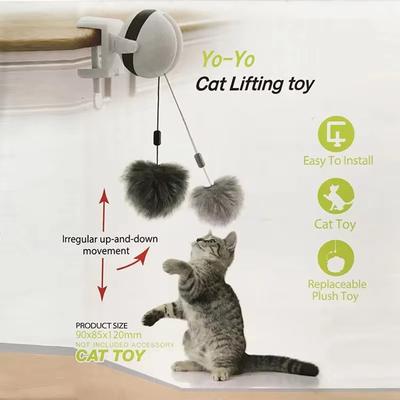 Electric Cat Teaser Ball Fun Automatic Pet Lifting Ball Cat Boredom Relief Toys Educational Pet Training Supplies