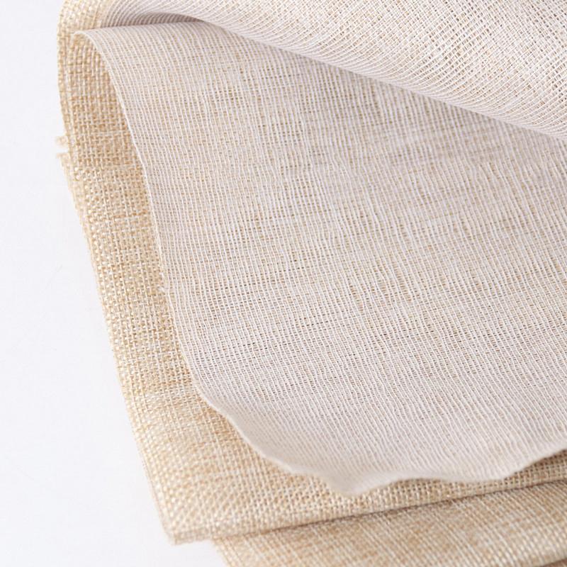 146x100CM Vintage Linen Speaker Net Cover Fabric Sound Acoustic Cloth Dustproof Sofa Background Home Textile