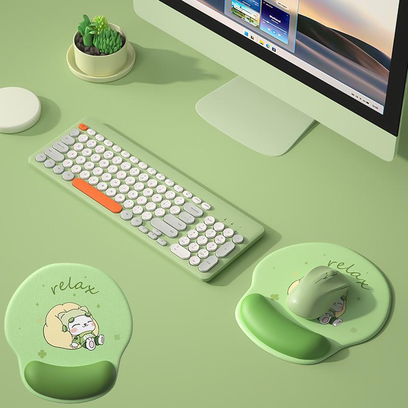 BOW Hangshi Wired Keyboard & Mouse Set for Girls with USB Connection
