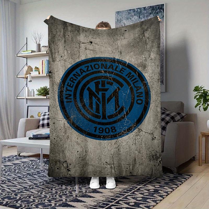 Fc Internazionale Century Passion Blanket Soft And Comfortable Camping Trip Sheet Digital Printing Office Rest Blanket