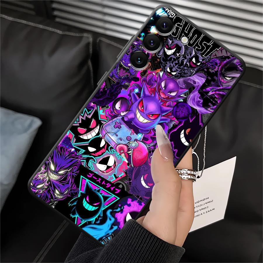 Pokemon Gengar Case for Samsung Galaxy A70 A04 A13 A20 A17 A50 A15 A16 A40 A05 A12 A06 Funda Phone Cover