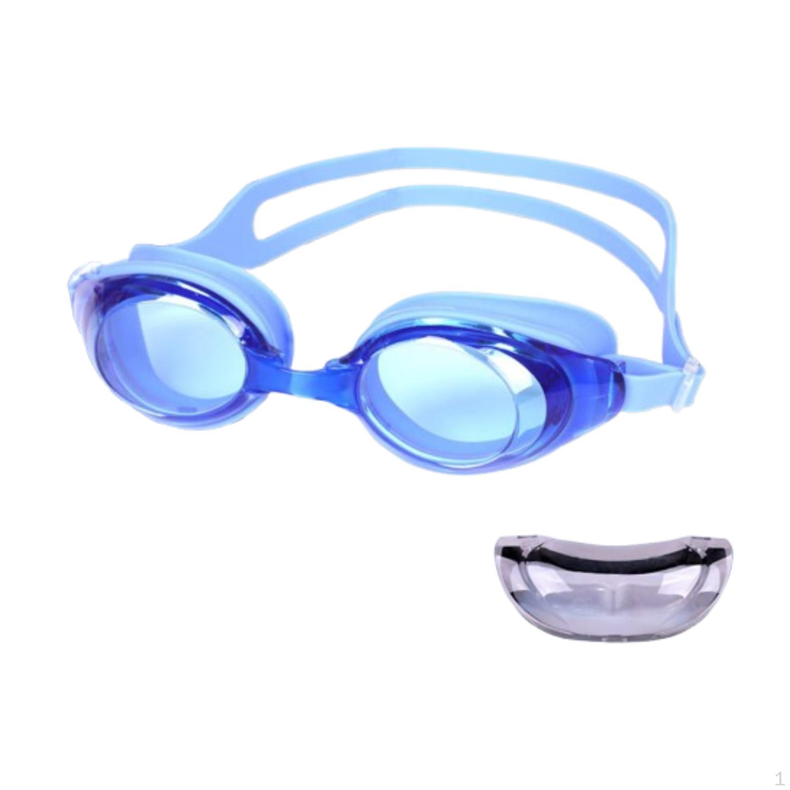 

Adult Swim Goggles, Clear View Eyewear for Swimming Pool And Beach Use синій