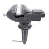 Clamp On Bench Vise 60mm Jaw Width 65mm Opening 62mm Table Clamping Range 360 Degree Rotation Base W