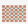 Plush Velvet Tufted Grid Rug Bedroom Bathroom Entryway Non-Slip Absorbent Floor Mat