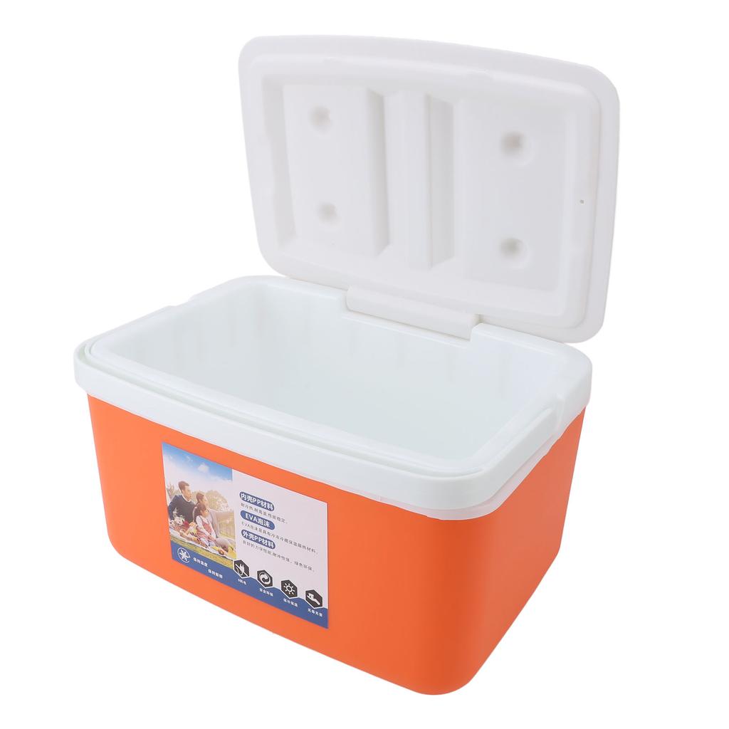 8L Isolierte Tragbare Kühlbox Effiziente Warm-Kalt-Isolierung Tragbare Harte Kühlbox Eisbox für