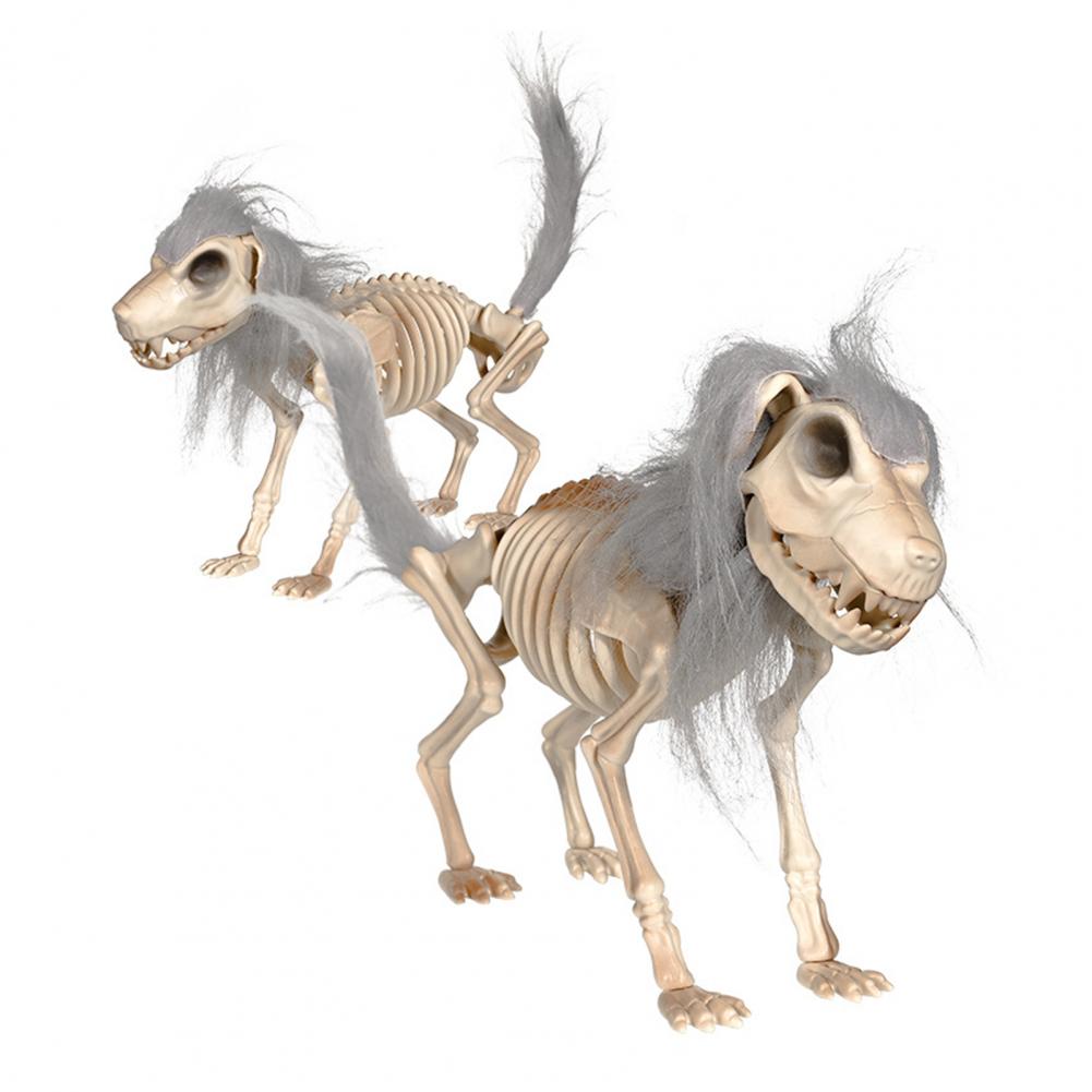 Halloween Skeleton Dog Spooky Skeleton Halloween Skeletons Dog Bone Standing Dog Skeleton for Halloween Decor Spooky Bones Prop
