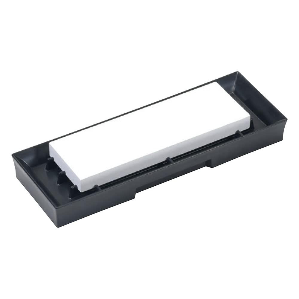 Pearl Metal Knife Sharpening Stone, Finishing Grade #3000, with Base Set FN-512