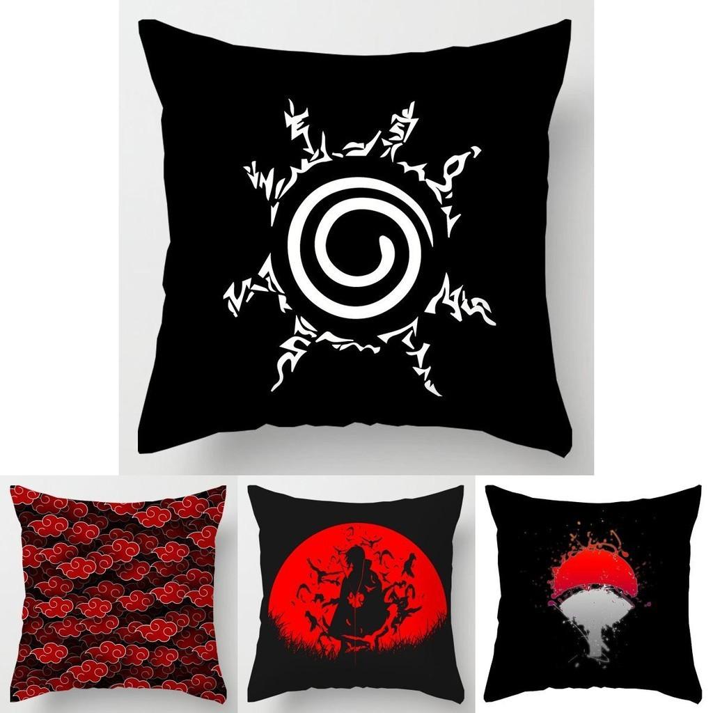 Plush Naruto Pillowcase With Vibrant Cartoon Logo For A Cozy Living Space