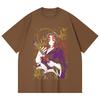 230 Gsm 100% Cotton Demon Slayer V35 Kokushibo Print Unisex Heavy Cotton T Shirt