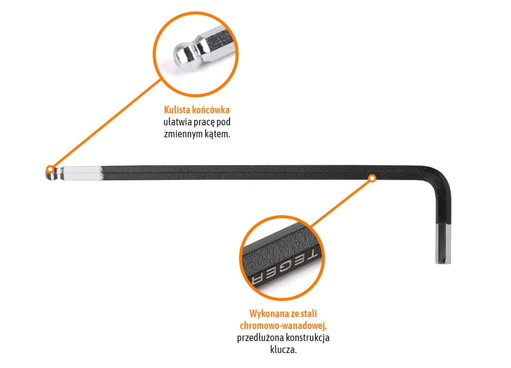 HEX H3.5 Allen Key - LONG / TEGER